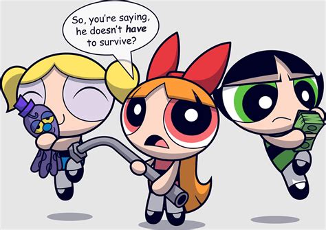 Powerpuff Girls Bliss Cyanide Happiness Mojo Jojo Power Girl