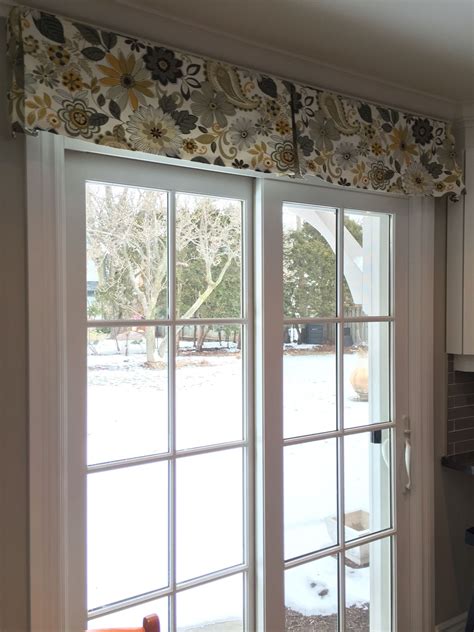 Wonderful Patio Door Valance 135 Sliding Glass Door Wood Valances In