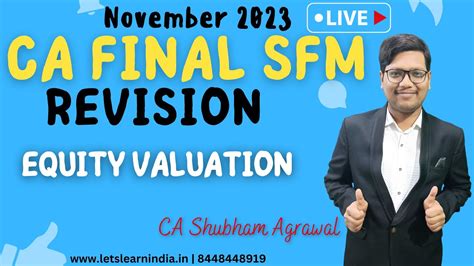 Ca Final Sfm Revision Equity Valuation Nov Target