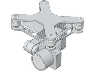 Dji Phantom Gimbal Cad Model Dcadbrowser