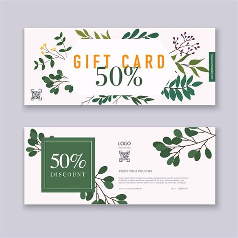 Premium Vector Voucher Template With Color T Box Certificate