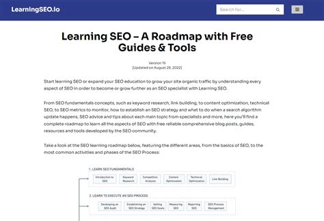 10 Useful Search Engine Optimisation Seo Learning Resources Guides