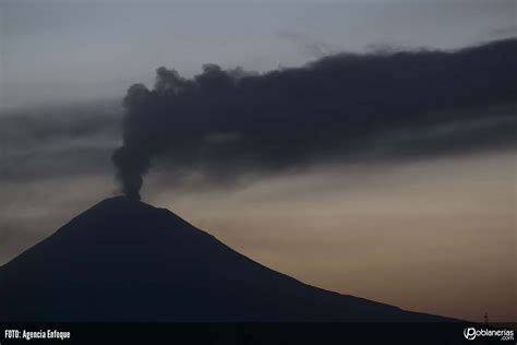 Registra Popocatépetl 59 exhalaciones de baja intensidad Poblanerías