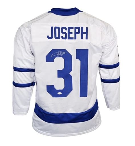 Maglia Hockey Curtis Joseph Toronto Maple Leafs Autografata