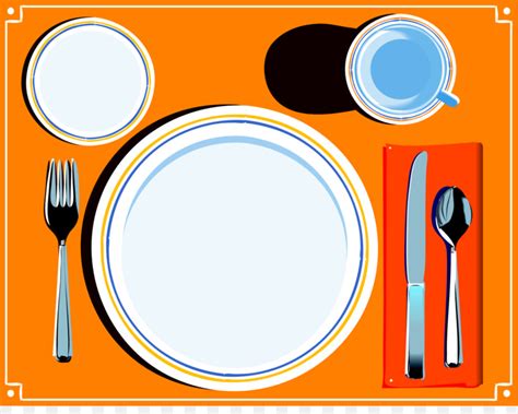 Dinner Plate Clipart at GetDrawings | Free download