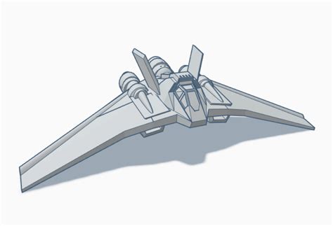 Free Stl File Aircraft Stargate Ships F 302 ️・3d Printing Design To