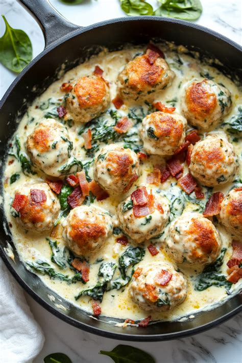 Baked Chicken Ricotta Meatballs That Oven Feelin