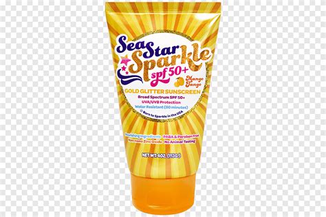 Sunscreen Lotion Glitter Factor de protección solar Cream H2o Just Add