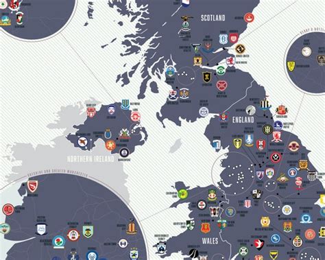 England Football Map