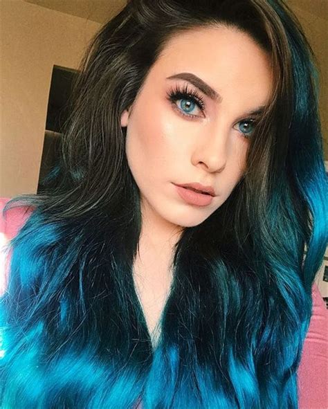 33 Blue Ombre Hair Color Trend In 2019 Blue Ombre Hair Ombre Hair