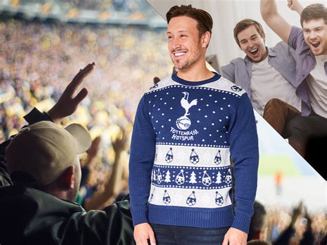 Tottenham Hotspur Fc Christmas Jumpers For Men Teenagers Warm Cosy