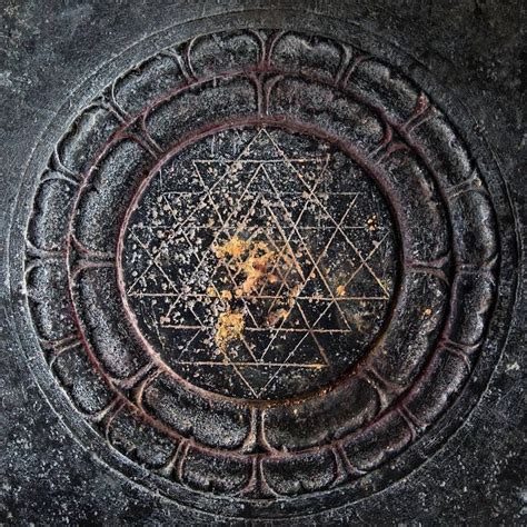 Secret Temples On Instagram The Sri Yantra Triangles Set In Two