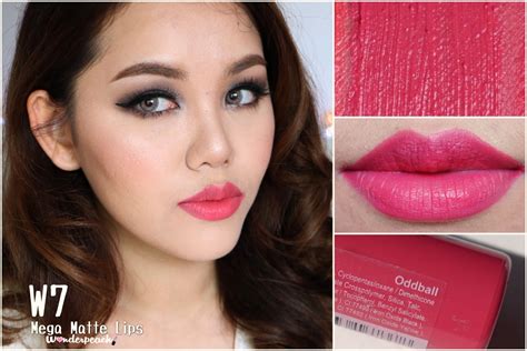 REVIEW W7 Mega Matte lip ลปเนอแมทราคานารก WONDERPEACH