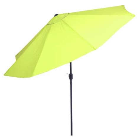 Pure Garden 10 Foot Aluminum Patio Umbrella With Auto Tilt Lime Green 1 Unit Kroger