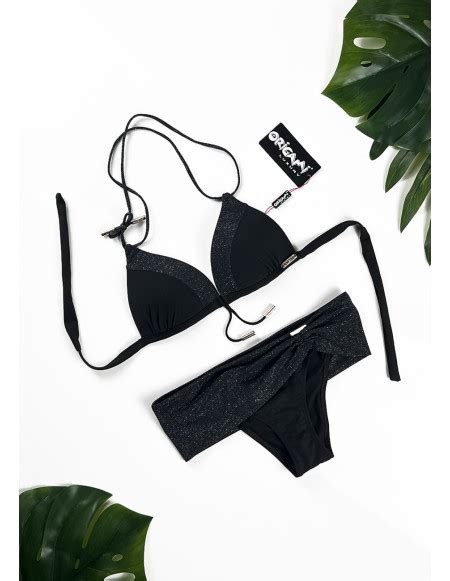 Belize Black P Lx Origami Bikini