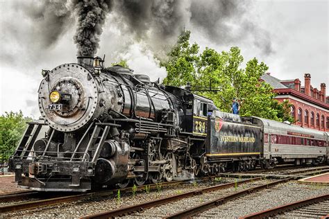 Western Maryland Scenic Railroad Baldwin Consolidation Steam Locomotive