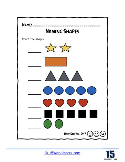 Naming Shapes Worksheets - 15 Worksheets.com