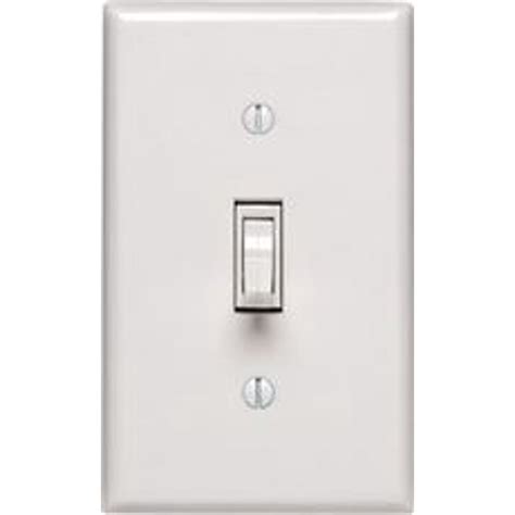 Leviton Toggle Light Dimmer, 600 Watt, 120 Volt, Single Pole, White ...