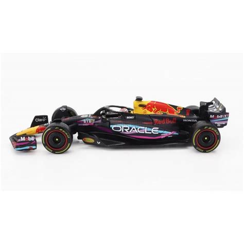 Red Bull RB19 1 Max Verstappen F1 Winner Miami 2023 Bburago BU18003 V