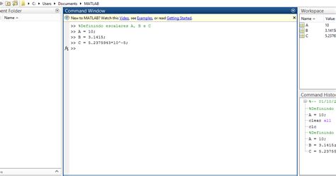 MatLab Introdução ao MatLab Definindo variáveis Brawn Exercícios