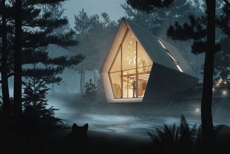 Wild Cabin Concept By Atelier Monolit On Behance Cabin Cabin Design