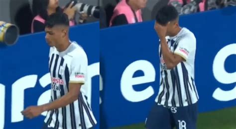 Alianza Lima Jeriel De Santis Sale Cambiado Del Partido Ante Cerro