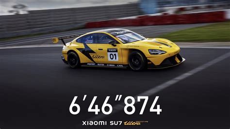 Xiaomi Quebra O Recorde De Volta Mais R Pida Em N Rburgring O Su Ultra