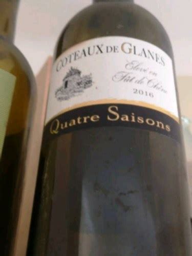 2016 Coteaux De Glanes Quatre Saisons Merlot Vivino US