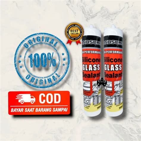 LEM HANDSOME SILICON SEALANT BOTOTL Lem Kaca Aquarium Lem Plafon Pvc