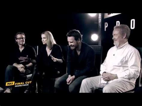 Max PROMETHEUS Cast Interview Part 1: Fassbender Foot Rubs. Too bad the ...