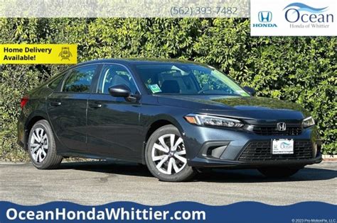 New 2024 Honda Civic LX 4D Sedan In Whittier 5668962 Ocean Honda Of