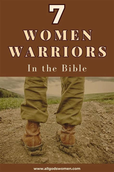 7 Women Warriors in the Bible | Bible, Bible women, Womens bible study