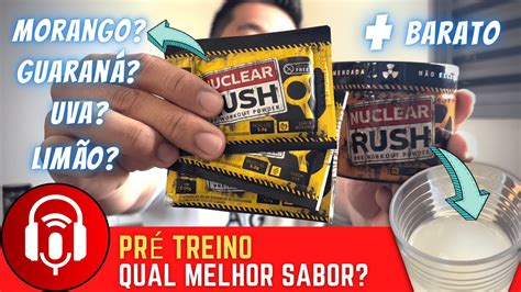 Pr Treino Nuclear Rush Bodyaction Provando Todos Os Sabores Youtube