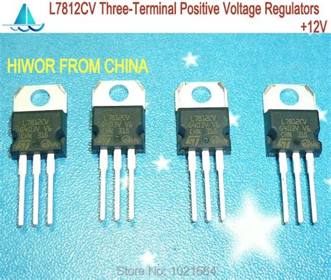 10pcs Lot L7812CV L7812 7812 Three Terminal Positive Voltage Regulators