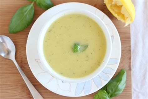 Summer Squash and Basil Soup - Oatmeal with a Fork