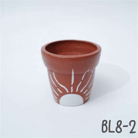 Jual Pot Tanah Liat Gerabah Terracotta Tanaman Kaktus Sukulen Kode