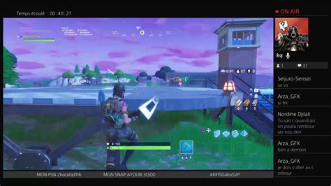 Live FORTNITE PS4 PLUS DE 250 TOP1 FR BIENTÔT LE CONCOUR DE LA CARTE