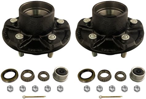 Buy M Parts Trailer Hub 2 Sets Trailer Hub Kit 5 Bolt 5 3500 Lb