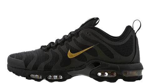 Nike Tn Air Max Plus Ultra Black Gold Footlocker Exclusive Where To