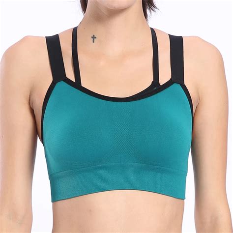 BINAND Quick Drying Women Sports Bra Breathable Adjustable Double