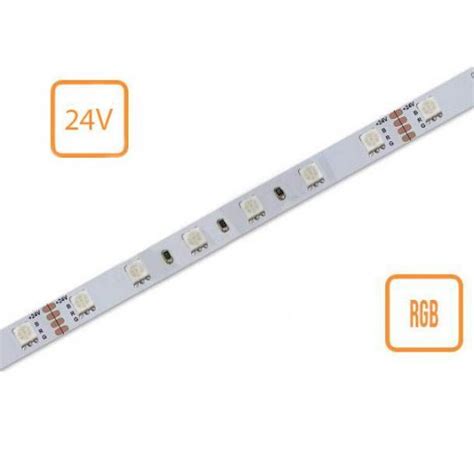 Banda Led 24v 14w Smd 5050 Ip20 Rgb Interior Rola 5 Metri