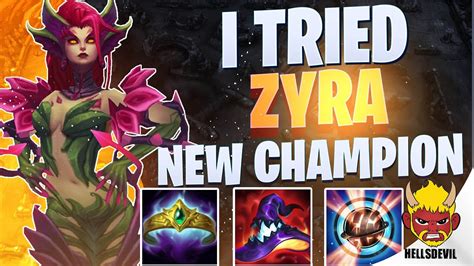 Wild Rift I Tried The New Champion Zyra Challenger Zyra Gameplay