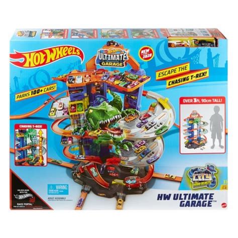 Hot Wheels® Ultimate Garage Robo T Rex Multi Level Tower With Elevator