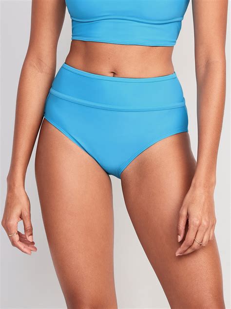 High Waisted Bikini Swim Bottoms Old Navy