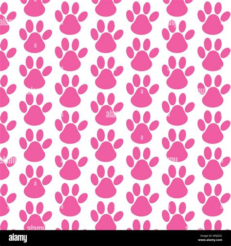 Pattern background paw print icon Stock Vector Image & Art - Alamy