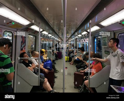 Shanghai Metro Line 2 Stock Photo - Alamy