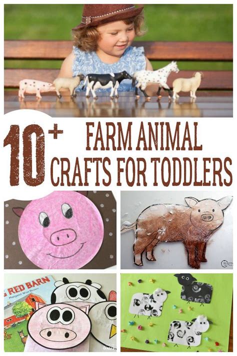 Fun Farm Animal Crafts for Toddlers and Preschoolers | Farm animal crafts, Animal crafts, Farm ...