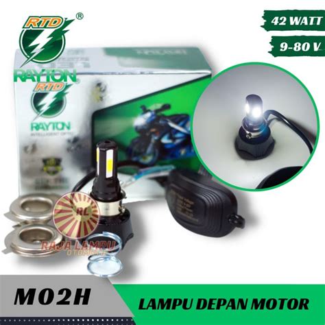 Lampu Led Motor Rayton M H Headlamp Lampu Utama Bohlam Motor Original