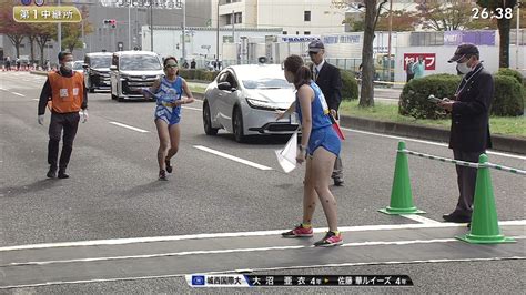 全日本大学女子1区でアクシデント 城西国際大がラスト直線で歩きながらタスキつなぎ｜日テレnews Nnn