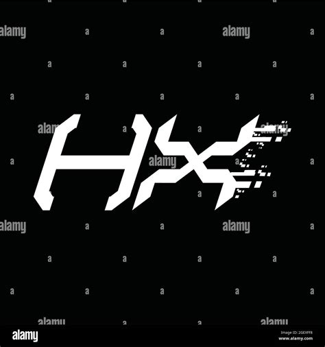 Hx Logo Monogram With Pillar Shape White Background Design Template Stock Vector Image And Art Alamy